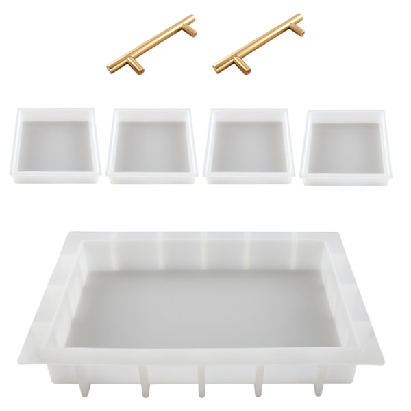 Silikoneharpiksbakke Stencil til DIY Håndværk Serveringsbræt til Frugtbakkefremstilling
