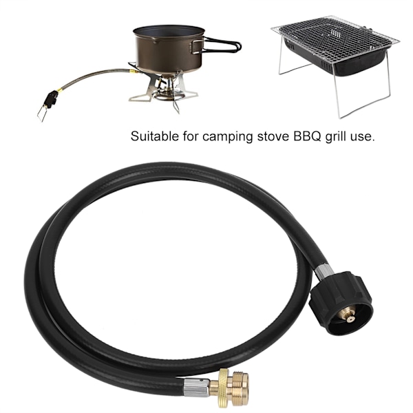 1,2 m slange propan gas slange tank adapter konverter rør til camping komfur BBQ grill