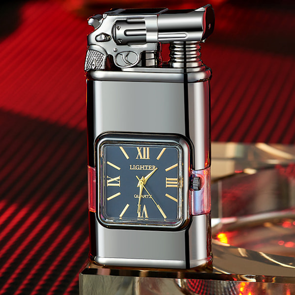 Dobbel Fire-preget klokke lighter Multi-bruk Vintage Lighter Gave til bursdag