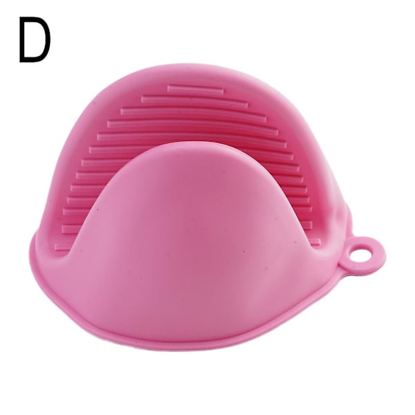 Silikonugnsvantar Mini Ugnvante Köksvärmebeständiga Fingergrepp Rosa [FW]