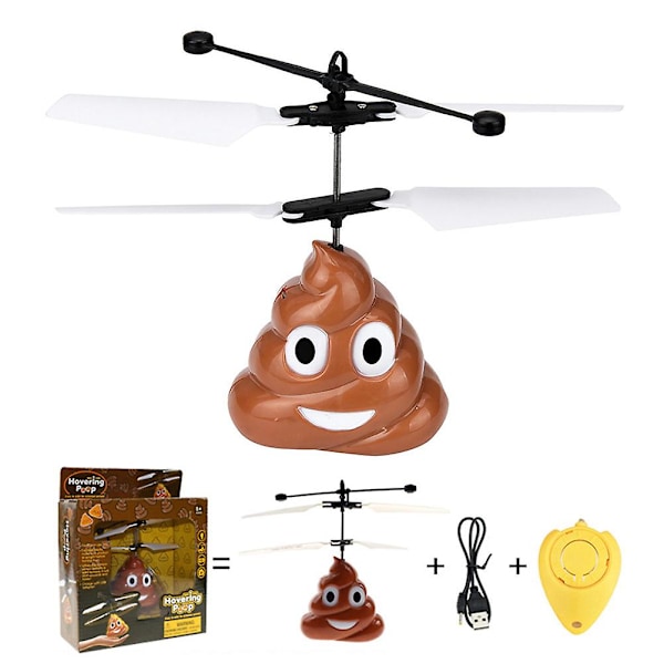Handstyrd Flygande Bajs RC Flygplan Mini Induktionsfjädring Fjärrkontroll Flygande Drönare Db