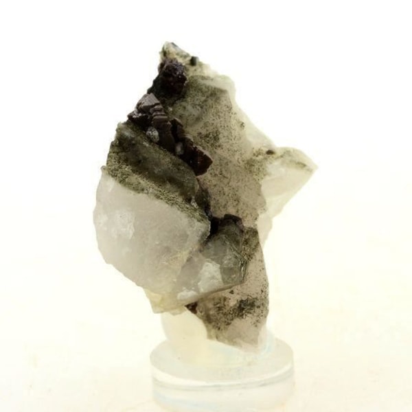 Sten og mineraler. Anatase + Kvarts + Klorit. 81,0 ct. Les Rousses, Vaujany, Isère, Frankrig..