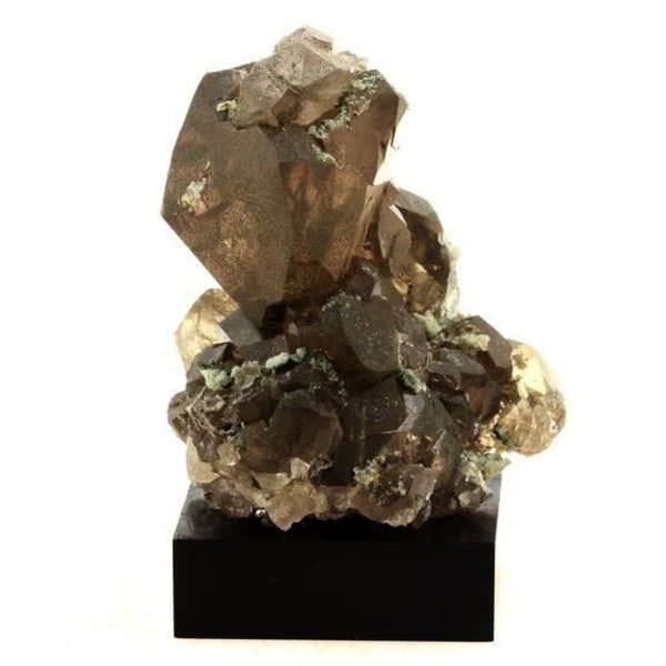 Sten og mineraler. Smoky Soul Quartz. 364,0 ct. Aiguille de Leschaux, Mont-Blanc-massivet, Frankrig..