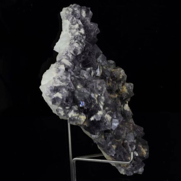 Sten og mineraler. Fluorit + Galena. 3580,0 øre. Weardale, Durham, Storbritannien.