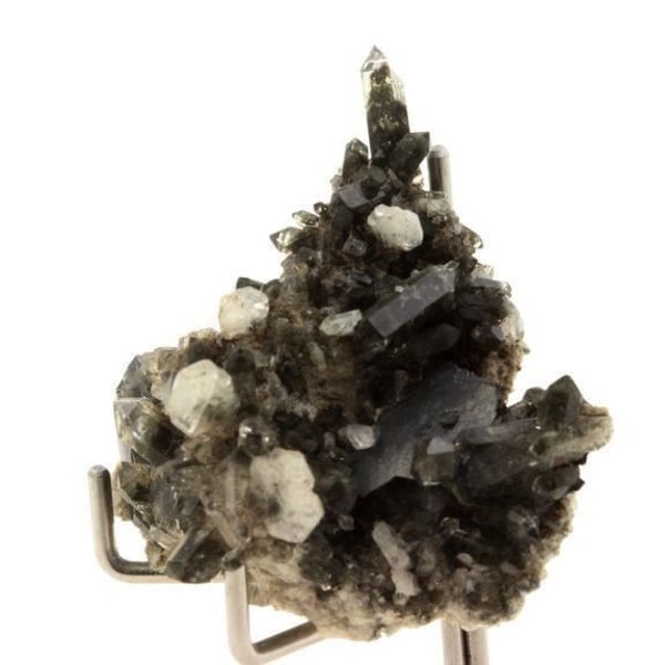 Stenar och mineraler. Hematit, Albit, Kvarts, Klorit. 85,0 ct. Saint Christophe-en-Oisans, Frankrike.