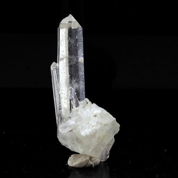 Sten og mineraler. Kvarts. 50,52 øre. La Gardette-minen, Bourg d'Oisans, Isère, Frankrig.