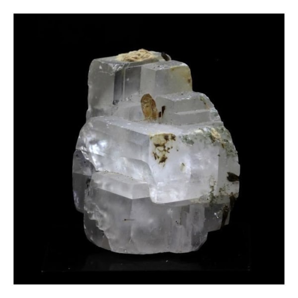 Stenar och mineraler. Kalcit + Kvarts + Epidot. 68,0 ct. Rampe des Commeres, Le Bourg-d'Oisans, Isère, Frankrike.
