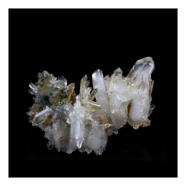 Stenar och mineraler. Kvarts + Klorit + Siderit. 120,0 ct. Vizille, Isère, Frankrike..