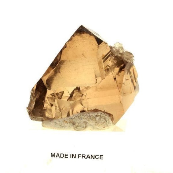 Stenar och mineraler. Rökkvarts. 433,5 cent. Mont Blanc-massivet, Frankrike.