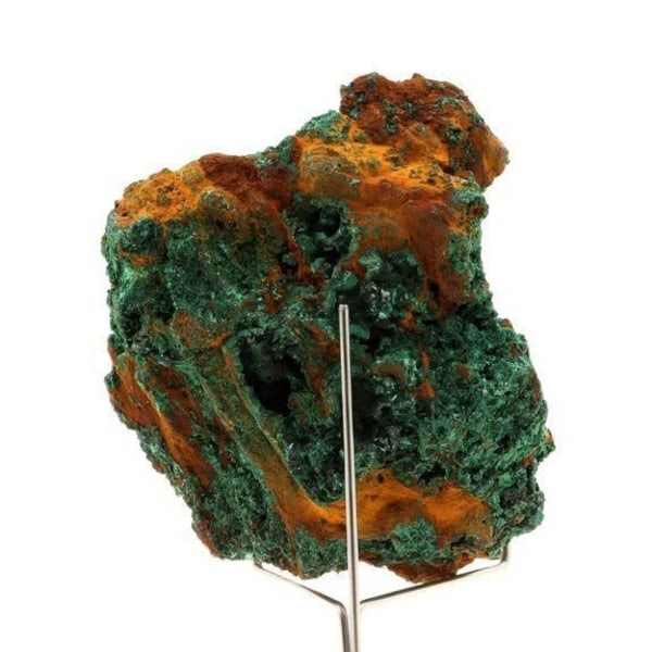 Stenar och mineraler. Malakit. 1316,0 cent. Luiswishi-gruvan, Lubumbashi, DR Kongo.
