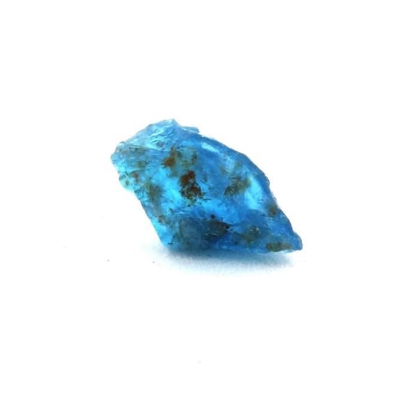 Stenar och mineraler. Neonblå apatit. 1,15 ct. Betroka, Anosy, Madagaskar.