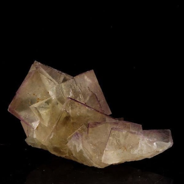 Sten og mineraler. Fluorit. 338,25 øre. Arbouet-Sussaute, Pyrénnées-Atlantiques, Frankrig.