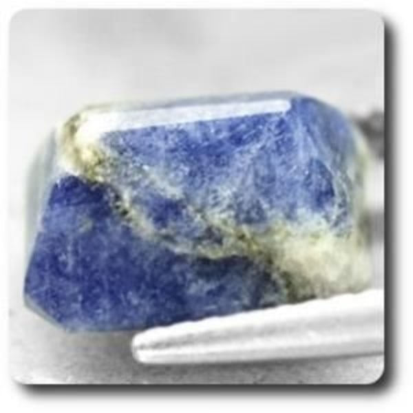 Sten og mineraler. 3,45 cts BLÅ SODALITE Madagaskar.