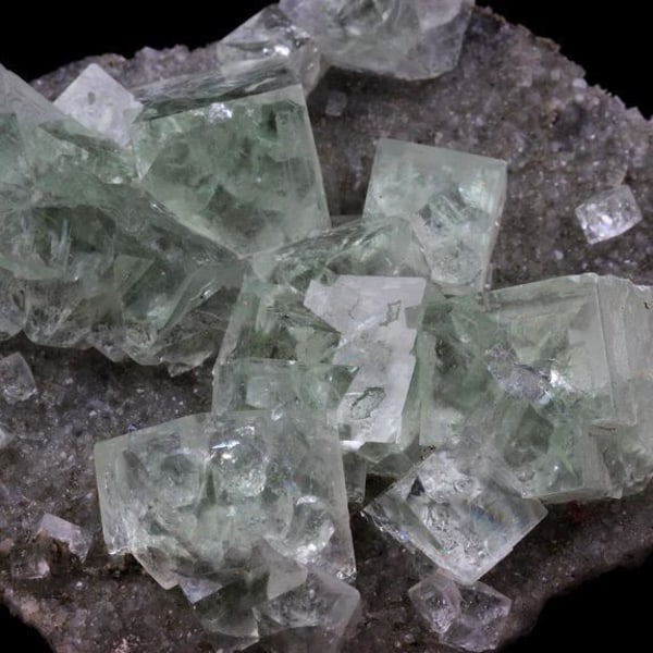 Sten og mineraler. Fluorit. 836,0 øre. Xianghualing, Chenzhou, Hunan, Kina..