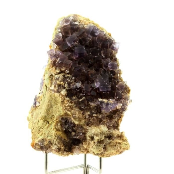 Stenar och mineraler. Fluorit + Baryt. 504,00 cent. La Cabaña, Berbes, Spanien.