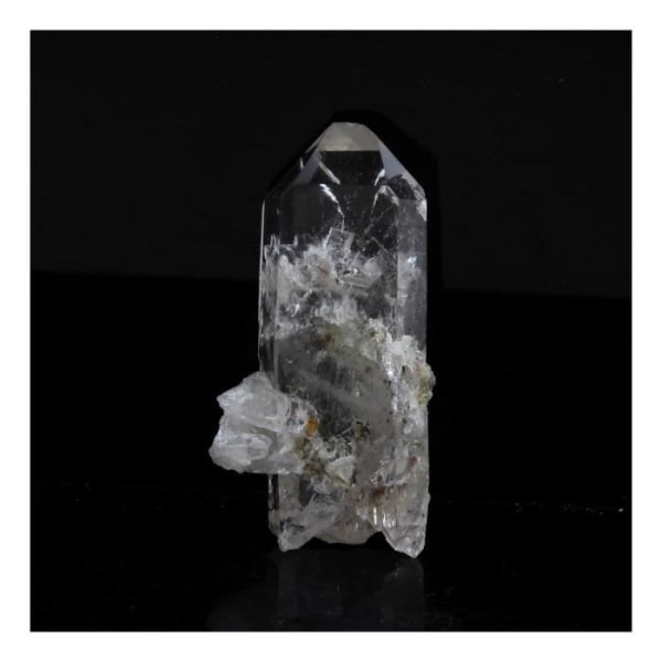 Stenar och mineraler. Kvarts + Klorit. 28,0 ct. Col de Sarennes, Isère, Frankrike.