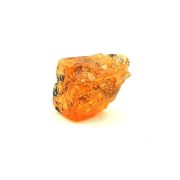 Stenar och mineraler. Spessartite granat. 3,32 cent. Sangulungulu Hill, Loliondo, Tanzania.