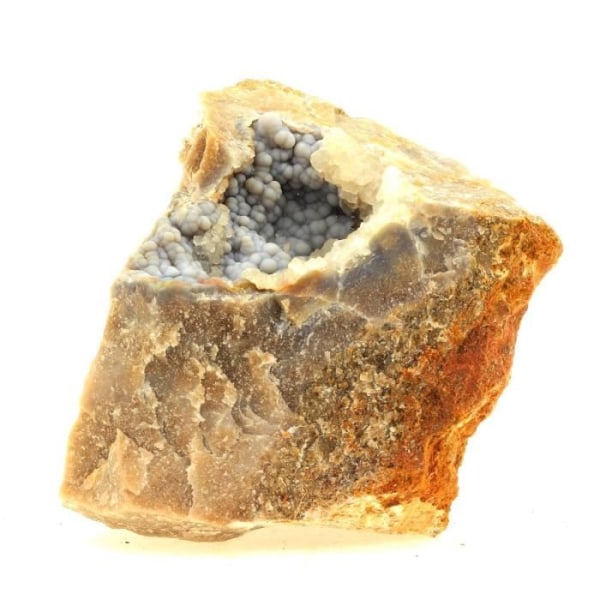 Stenar och mineraler. Blå kalcedon. 1573,5 ct. Porcieu-Amblagnieu, Isère, Frankrike.