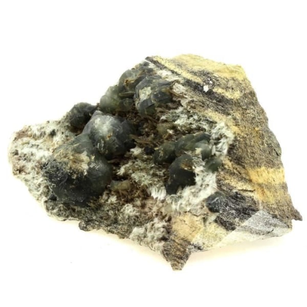 Stenar och mineraler. Prehnite. 1305,0 cent. La Combe de la Selle, Bourg d'Oisans, Frankrike..