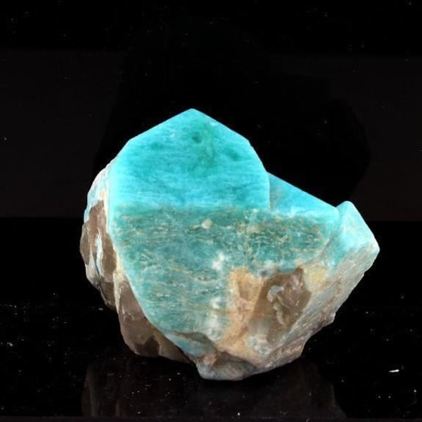 Sten og mineraler. Amazonit. 513,0 ct. Konso, Etiopien.