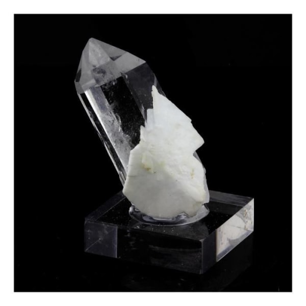 Kvarts + Barite - ABIJOUX - 47.01 ct - Grandes Rousses Massif, Isère, Frankrike