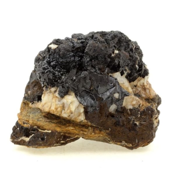 Sten og mineraler. Goethite. 1130,50 øre. Mont-Roc Mine, Tarn, Frankrig.