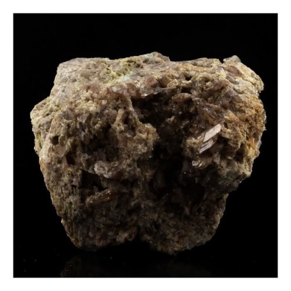 Sten og mineraler - ABIJOUX - Axinit - Chamrousse, Belledonne, Isère, Frankrig - 837.0 ct - Brun - Blandet