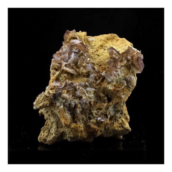 Stenar och mineraler. Axinit. 427,5 cent. La Balme d'Auris, Bourg d'Oisans, Isère, Frankrike..