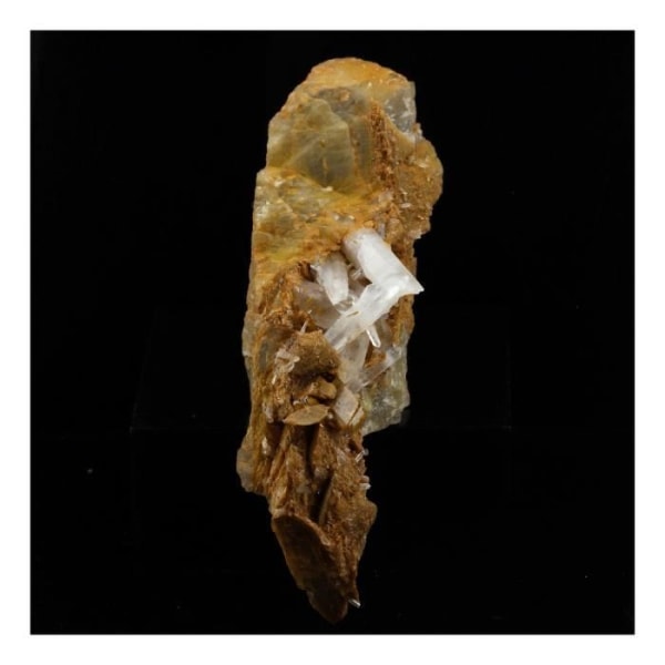Stenar och mineraler. Siderit, kvarts. 319,0 cent. Mésage Mine, Vizille, Frankrike..