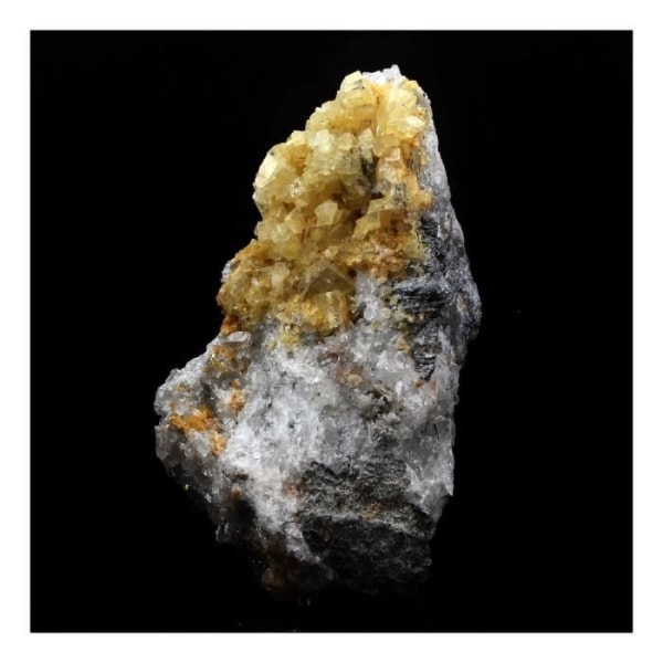 Stenar och mineraler. Dolomit + Kvarts. 507,0 cent. FontFraiche, Saint-Pierre-de-Mésage, Isère, Frankrike..