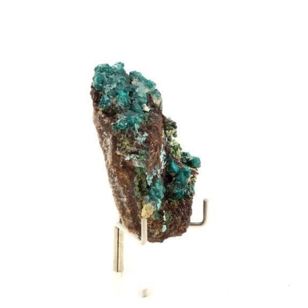 Sten og mineraler. Dioptase. 124,5 øre. Cobra Mine, Pampa Nazca, Ica, Peru.