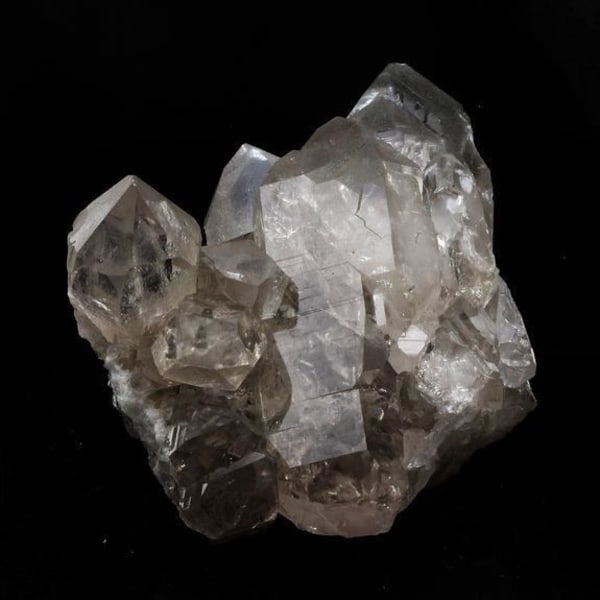 Stenar och mineraler. Rökkvarts. 782,0 cent. Mont-Blanc-massivet, Haute-Savoie, Frankrike.