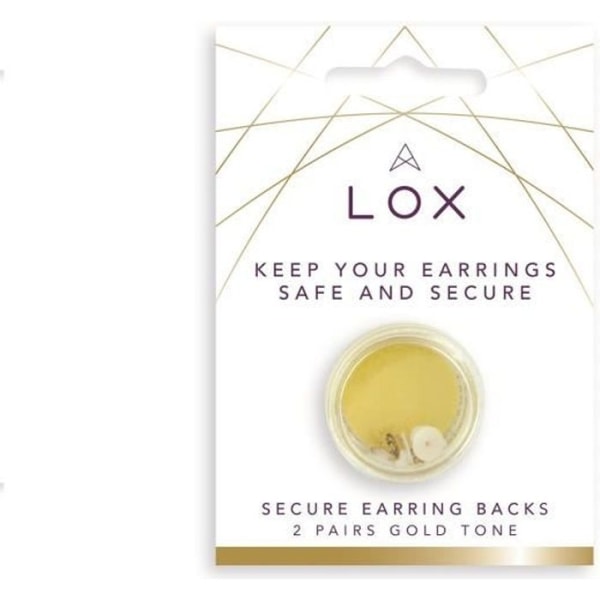 Lox Aloxia säkerhetsörhängen, 2 par