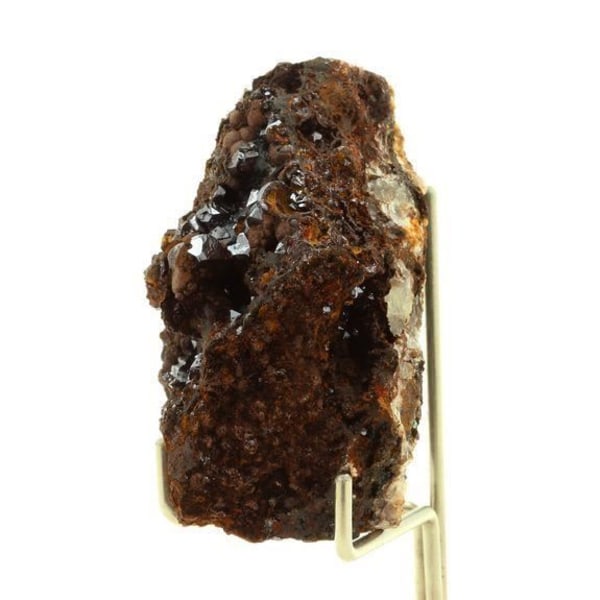 Stenar och mineraler. Cuprit. 168,5 cent. Mont-Roc-gruvan, Tarn, Frankrike.