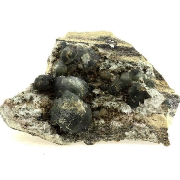 Sten og Mineraler - ABIJOUX - Prehnit - 1305,0 ct - La Combe de la Selle, Bourg d'Oisans, Frankrig