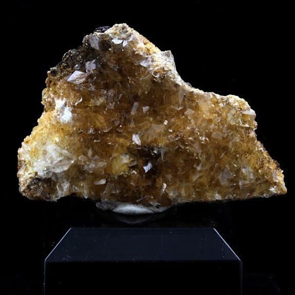 Sten og mineraler - ABIJOUX - Pyrit + Calcit + Dolomit - 54.0 ct - Lamalou-les-Bains, Hérault, Frankrig