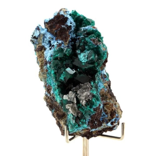 Stenar och mineraler. Dioptas. 324,5 cent. Pimbi hill, Mindouli, Kongo.