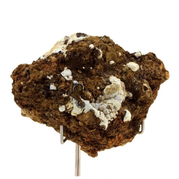 Stenar och mineraler. Lussatit (Opal-CT). 571,8 cent. Puy de la Bourrière, Puy-de-Dôme, Frankrike. Ultra sällsynt.