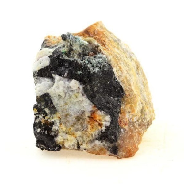 Stenar och mineraler. Plumbotsumite + Cerussite + Galena. 390,0 ct. Les Molérats, Saint-Prix, Frankrike.