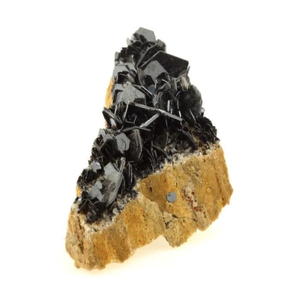 Sten og mineraler. Hæmatit. 78,8 ct. Sarenne-gletsjeren, Alpe d'Huez, Frankrig.