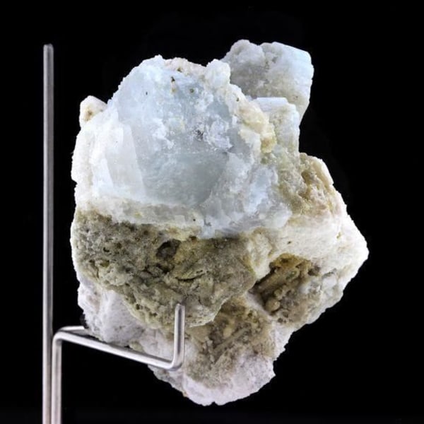 Sten og mineraler. Alkali-beryl + turmalin. 451,5 øre. Deo Darrah, Badakhshan, Afghanistan.