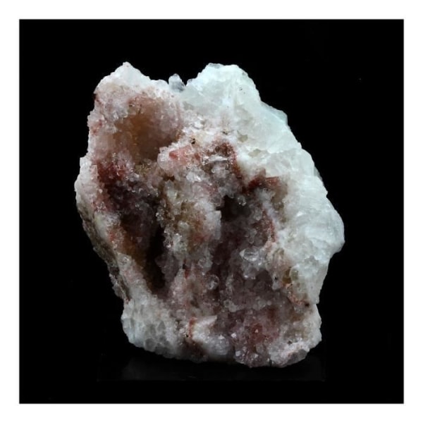 Stenar och mineraler. Hematoid fluorit + kvarts. 132,0 ct. Maravalgruva, Var, Frankrike.