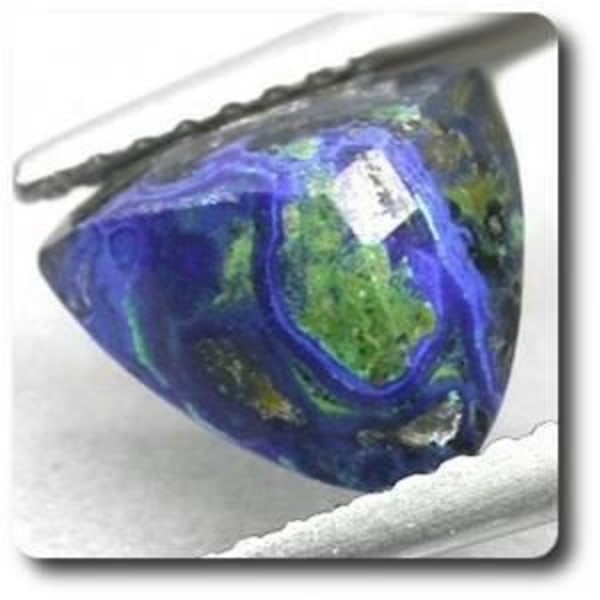 Stenar och mineraler. 1,75 cts MALACHITE AZURITE Madagaskar.