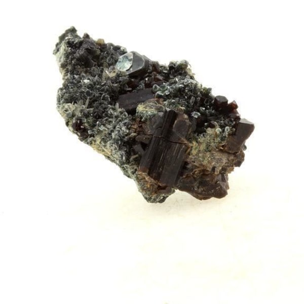 Sten og mineraler. Vesuvianit. 59,0 ct. Bellecombe, Valle D'Aosta, Italien.