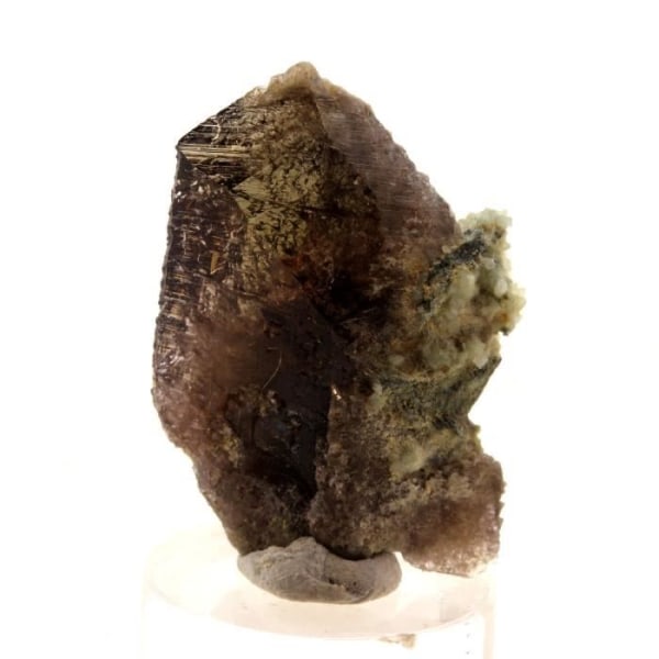 Stenar och mineraler. Axinit. 25,0 ct. Rocher d'Armentier, Bourg d'Oisans, Frankrike..