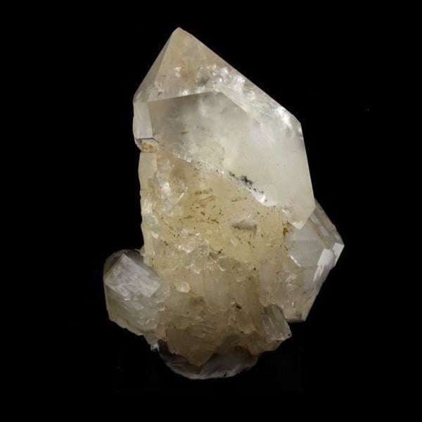 Sten og mineraler. Kvarts scepter. 341,0 ct. Halles mine, Vaulnaveys-le-Bas, Isère, Frankrig..