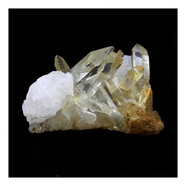 Stenar och mineraler. Kalcit + kvarts. 151,5 cent. Maronne, La Garde-en-Oisans, Frankrike..