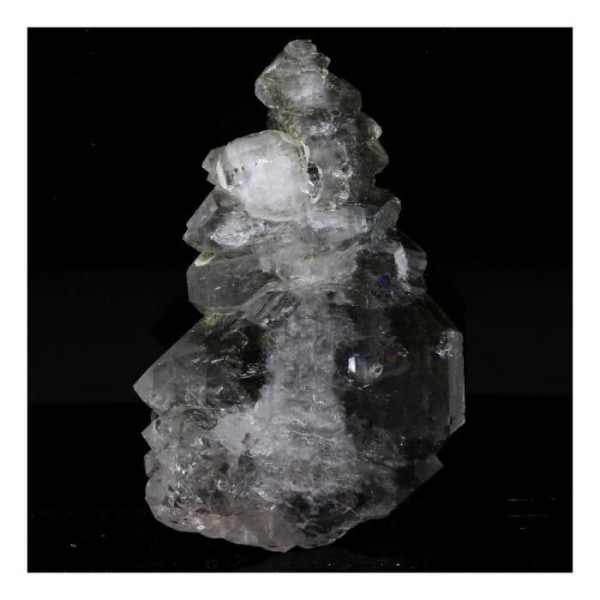 Stenar och mineraler. Soul Quartz + Klorit. 79,0 ct. Les Chapieux, Bourg-Saint-Maurice, Frankrike.