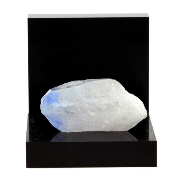 Kvarts + Dumortierite - ABIJOUX - Vaca Morta stenbrud, Bahia, Brasilien - 89,5 ct - Blå - Blandet