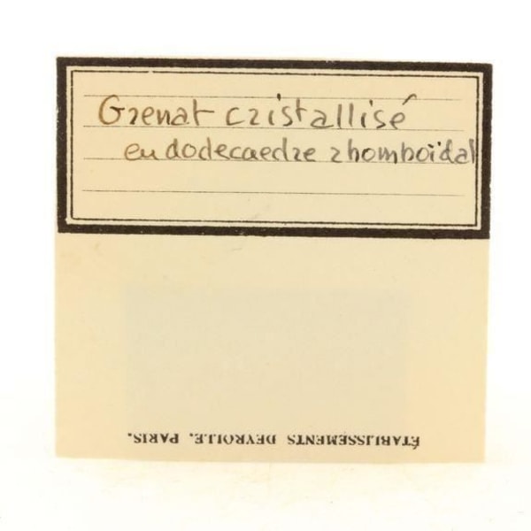 Stenar och mineraler. Almandine granat. 76,0 ct. Collobrières, Var, Frankrike.